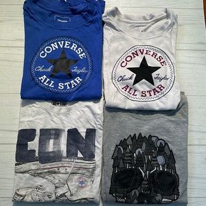 Converse bundle 4 t shirts